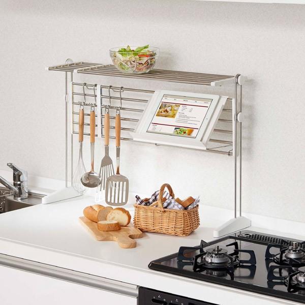 □在庫限り・入荷なし□ 特価 キッチンラック タブレットホルダー付き