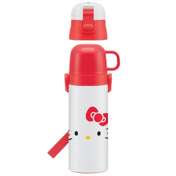 sanrio 水筒 子供 ハローキティ フェイス ステンレスボトル 直