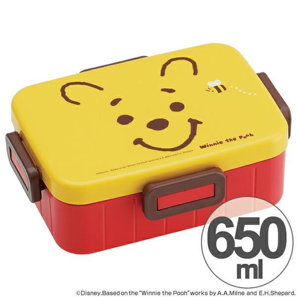 Disney（ディズニー） お弁当箱 くまのプーさん フェイス 4点ロック