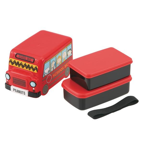 SNOOPY お弁当箱 バス型ランチボックス スヌーピー 2段 460ml