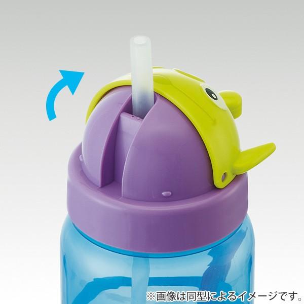 水筒 ストロー プラスチック ダイカットストロー式 ウォーターボトル 350ml キャラクター 子供 （ ストロー付き 幼稚園 保育園 キッズ ）｜livingut｜05