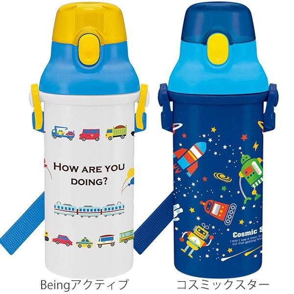 水筒 直飲み プラスチック ワンタッチボトル 480ml 子供 ノンキャラクター 軽量 幼稚園 保育園 食洗機対応 キッズ リビングート Paypayモール店 通販 Paypayモール