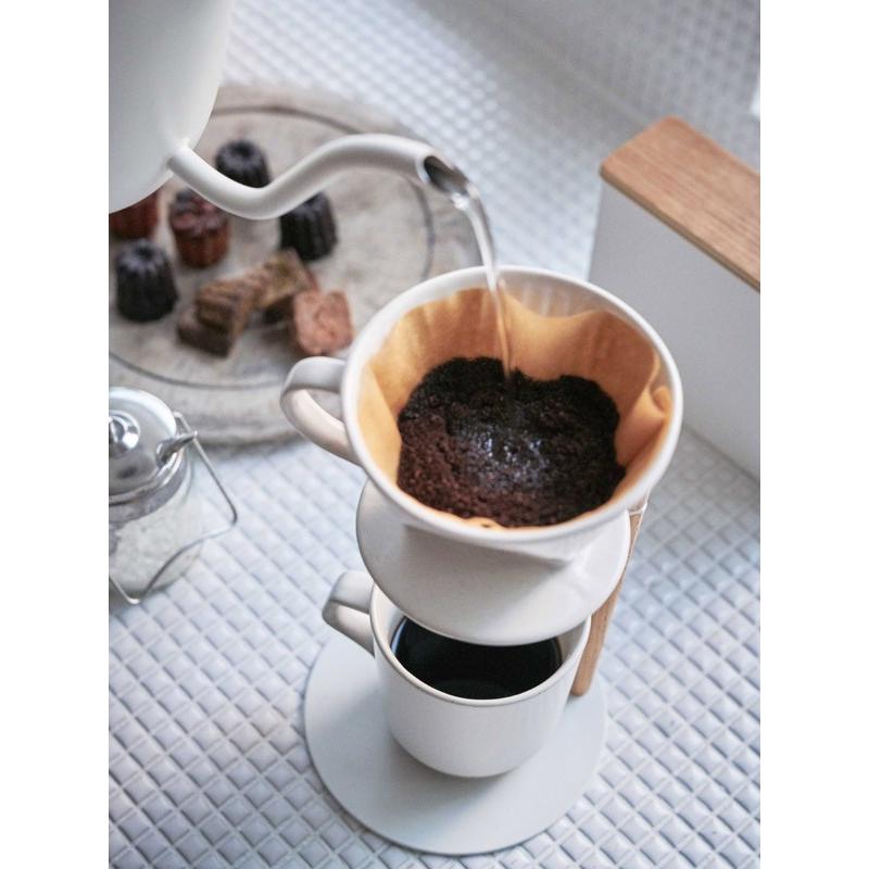 山崎実業 tosca コーヒードリッパースタンド シングル トスカ ホワイト