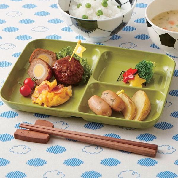 ランチプレート サッカー プレート 21cm 皿 子供用 プラスチック 日本