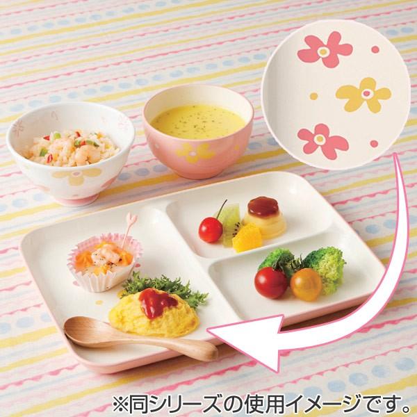 茶碗 花あそび 飯碗 軽量 子供用 磁器 日本製 （ 花柄 食器 ご飯茶碗
