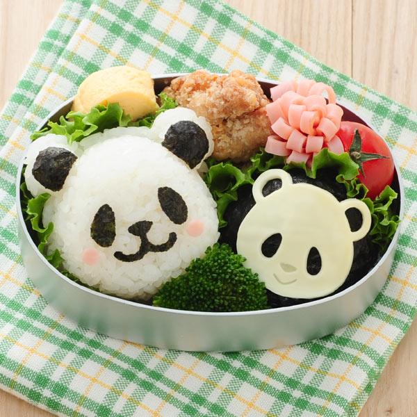 おにぎり押し型 おむすびパンダ おにぎり抜き型 キャラ弁 グッズ お弁当グッズ お弁当作り おにぎり リビングート ヤフー店 通販 Yahoo ショッピング