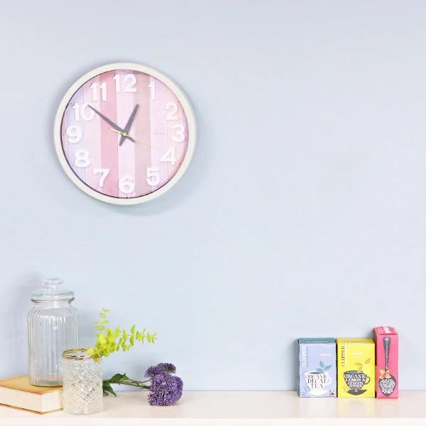 ノア精密 掛け時計 電波時計 ナタリー アナログ 北欧 おしゃれ 壁掛け