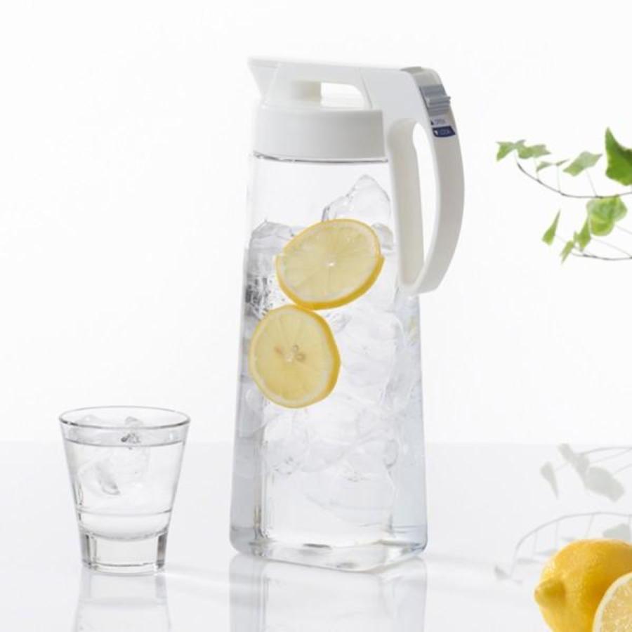 ピッチャー 2.1L 冷水筒 耐熱 横置き ワンプッシュ 水差し K ピッチャー 2.1L 冷水筒 耐熱 横置き ワンプッシュ 水差し K