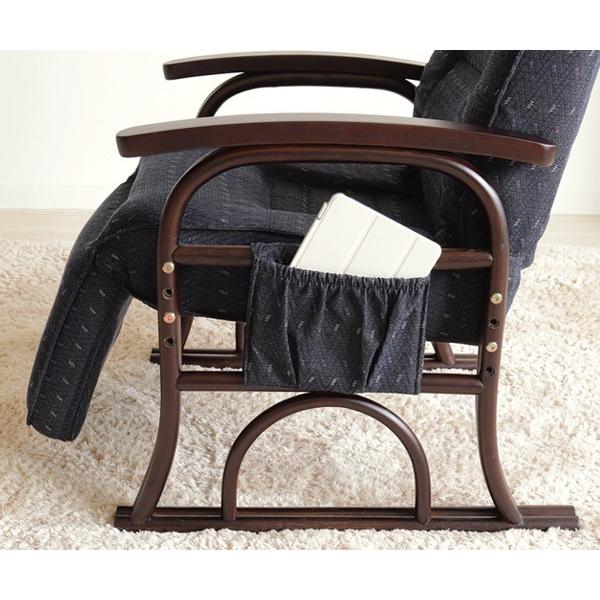 □在庫限り・入荷なし□ ラタンチェア フットレスト付き 高座椅子