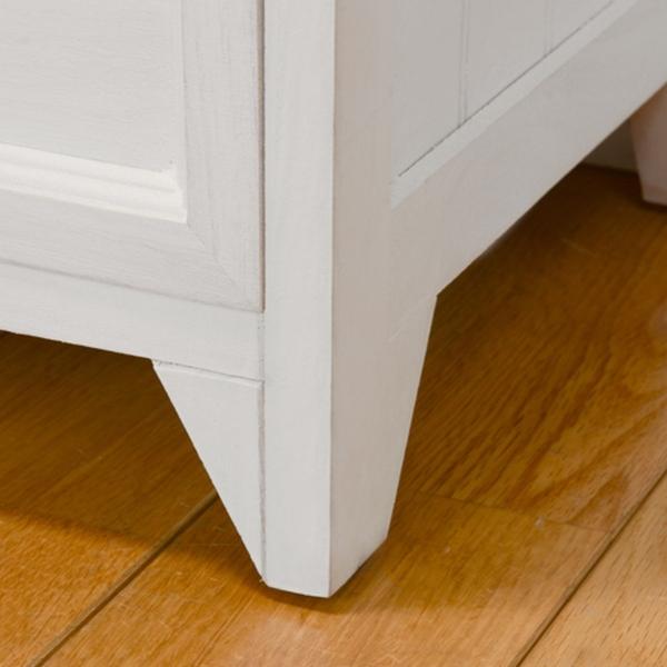 スリムチェスト 4段 桐チェスト カントリー調 シャビーウッド 幅