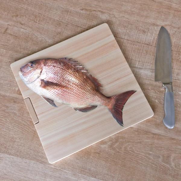 まな板 四角いひとり立ち 国産ひのきのまな板 30×30cm 当店オリジナル