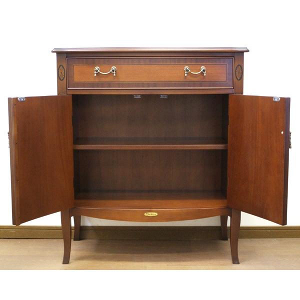 キャビネット コンソール クラシック調 猫脚 Venezia 幅75cm （ 開梱  