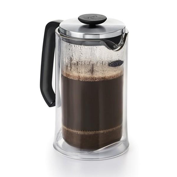 OXO オクソー インパクト ダブルウォール フレンチプレス 1.0L （8カップ） （ コーヒーメーカー 珈琲メーカー コーヒープレス ）｜livingut｜04