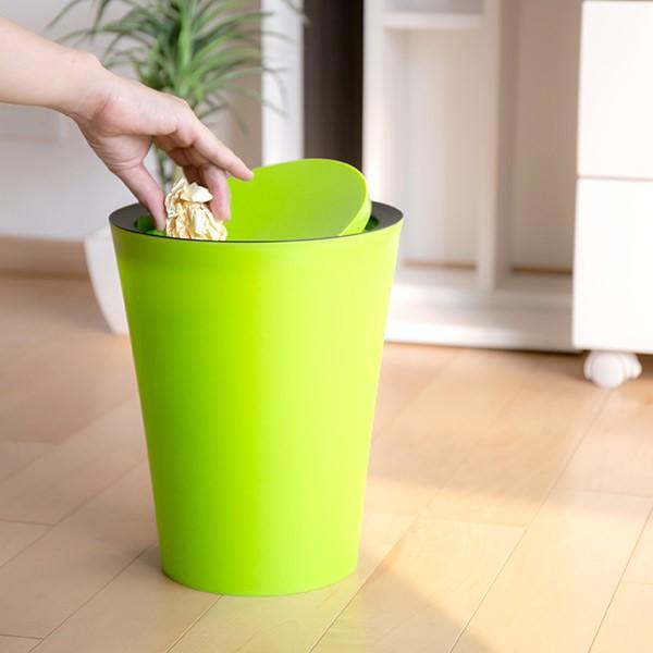 ゴミ箱 8.8L スイング ふた付き 丸型 ダストボックス （ くず入れ