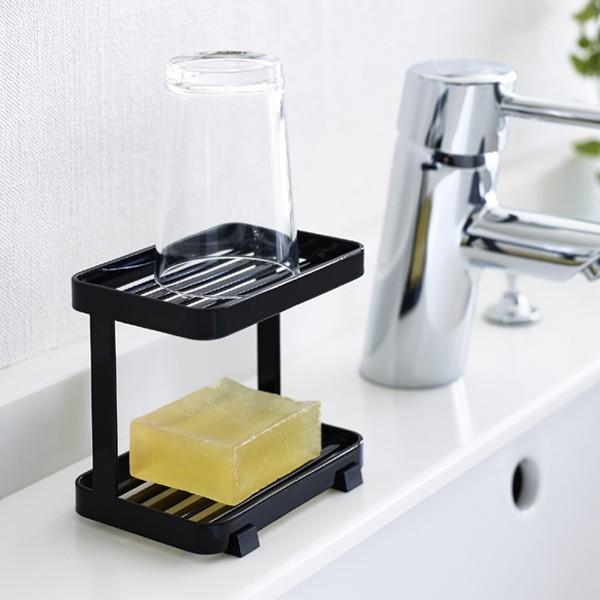 tower 山崎実業 ソープトレー 2段 タワー （ 4903208036016 お風呂