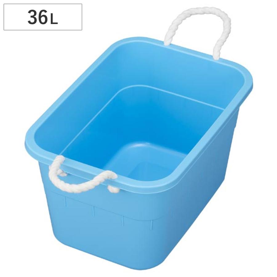 タライ 36L 角型タブ バケツ 持ち手付き 36型 日本製 （ たらい ばけつ  