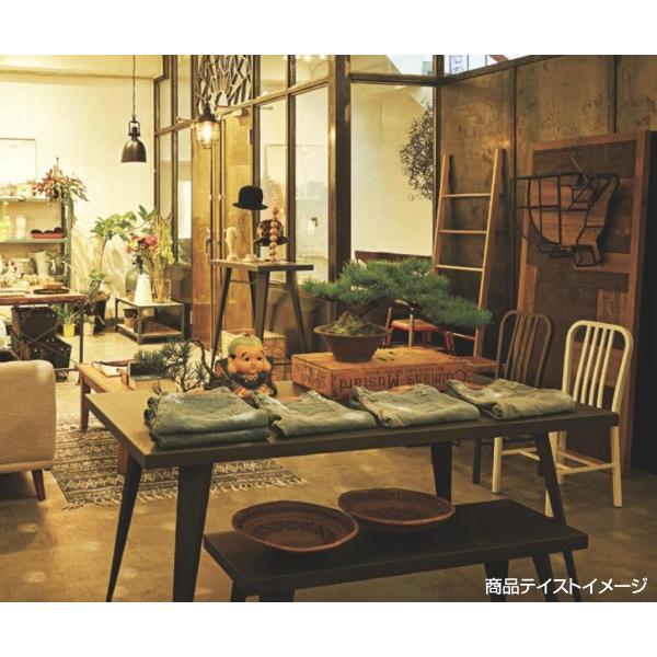 カウンターテーブル スチール製 スタイリッシュ グラファイト 幅105cm