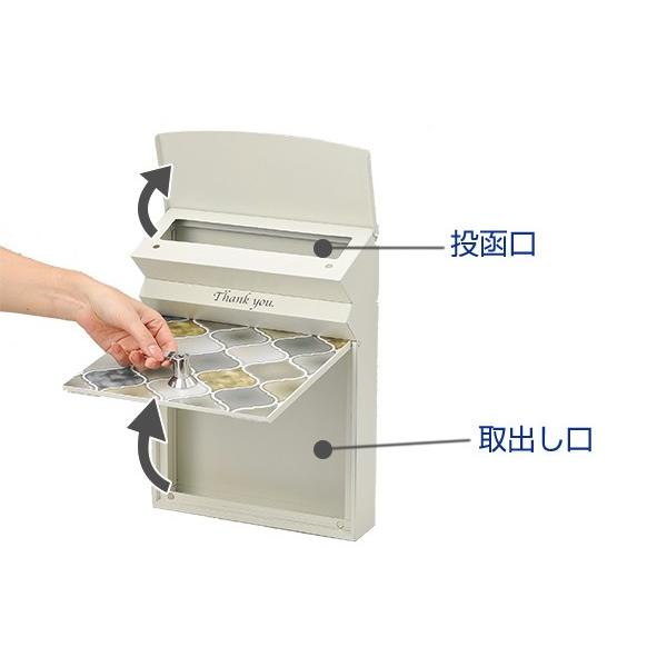 □在庫限り・入荷なし□ポスト モロッカン 北欧 壁掛け 鍵付き 郵便