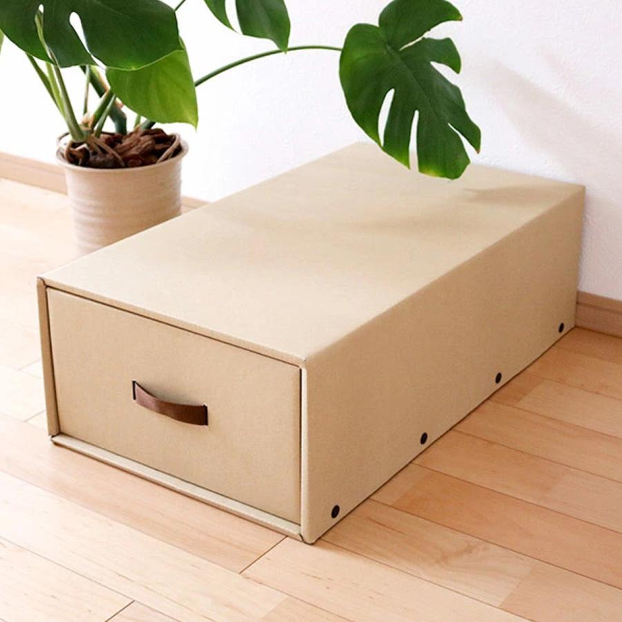 東洋ケース（TOYOCASE） 収納ケース 約 幅39×奥行70×高さ22cm クラフト