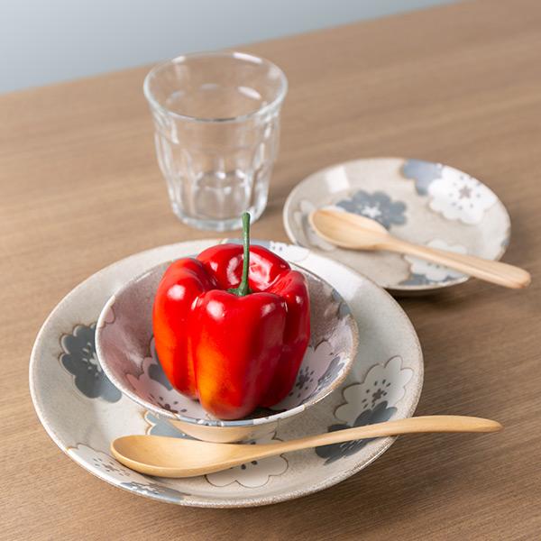 プレート 14cm ノルディックフラワー 磁器 美濃焼 日本製 ( 食 プレート 14cm ノルディックフラワー 磁器 美濃焼 日本製 ( 食