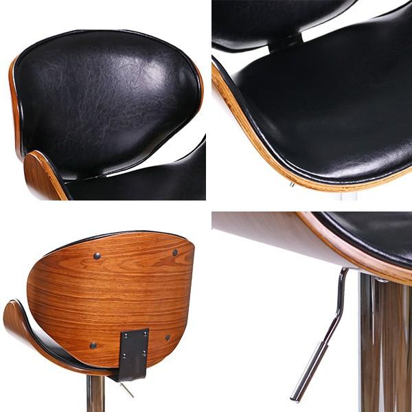 カウンターチェア ハイチェアー ミッドセンチュリー風 KNOX
