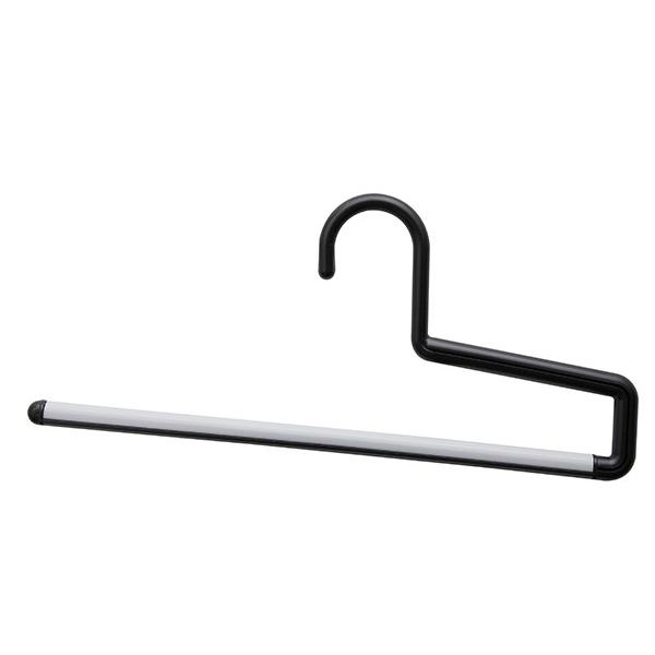 ハンガー リバース ストップバー ブラック 2本組 （ 衣類ハンガー