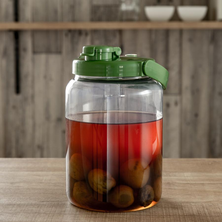TAKEYA 梅酒容器 液体密封容器 R型 2.4L プラスチック製 3個セット
