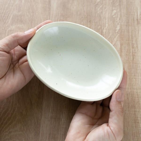 プレート 15cm B.N.シリーズ オーバル型 皿 器 陶器 食器 日本製 （ 食