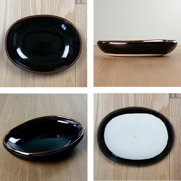 プレート 19cm B.N.シリーズ オーバル型 皿 器 陶器 食器 日本製 同色3