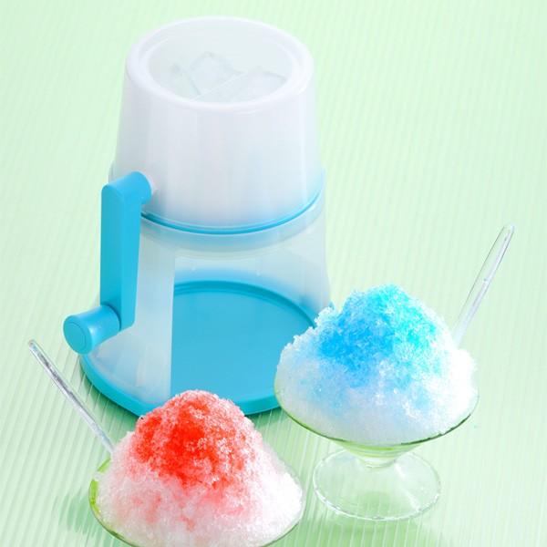 かき氷機 おうちでサラサラかき氷 ブルー 手動 （ かき氷 機械 カキ氷
