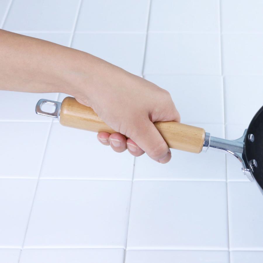 （Nao ）フライパン28cm【深型】ウォールナット色 鉄タマ付き Nao 様専用）フライパン28cm【深型】ウォールナット色 鉄タマ付き