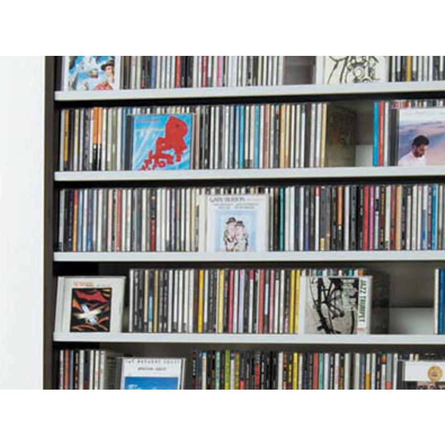 CDラック 幅109cm 12段 大量収納ストッカー （ ラック 棚 収納