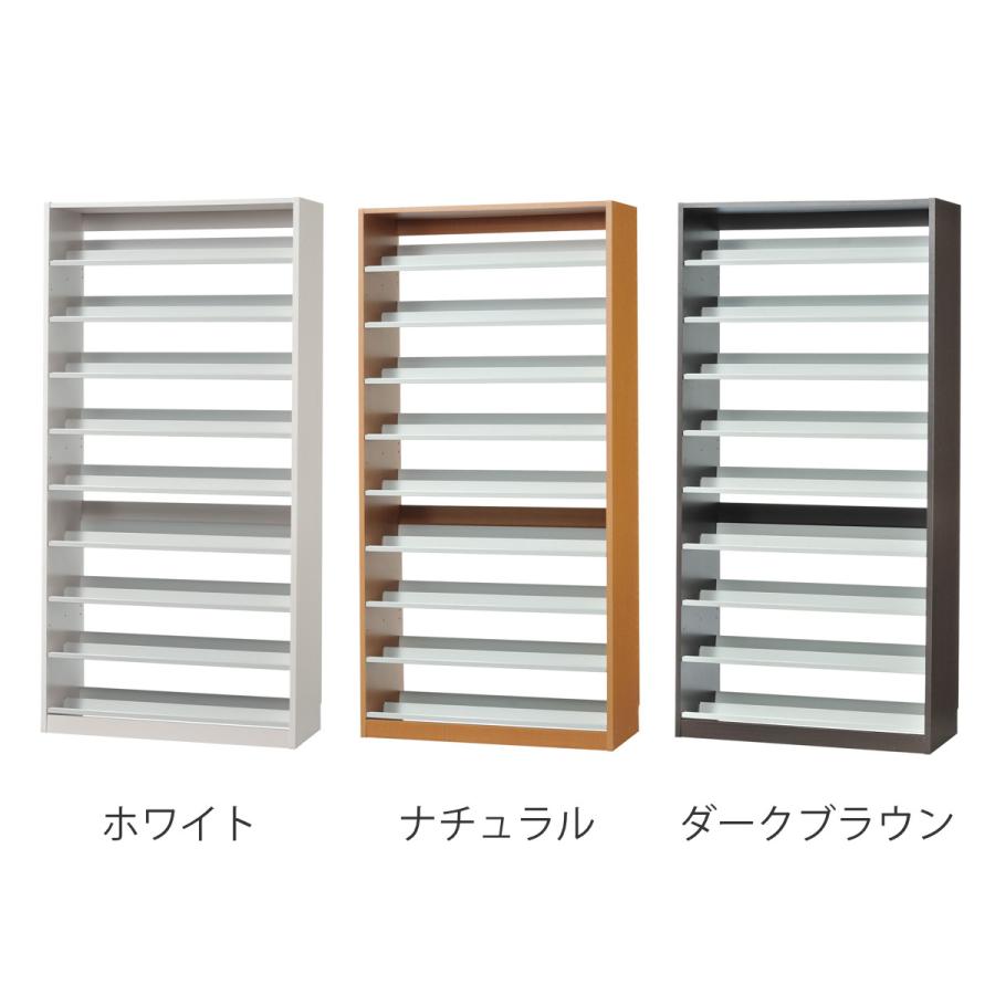 CDラック 幅89cm 9段 2列収納 奥深タイプ ( ラック 棚 収納 CDラック 幅89cm 9段 2列収納 奥深タイプ ( ラック 棚 収納