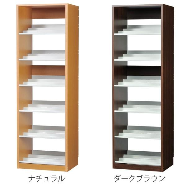 本棚 コミックラック 6段 3列収納 奥深タイプ 幅59cm （ 棚 書棚