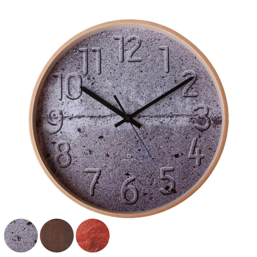 掛時計 マテリアルクロック 木製 北欧 （ 時計 壁掛け 壁掛け時計 かけ時計 とけい アナログ ウォールクロック クロック 日本製 ヤマト工芸 おしゃれ ）｜livingut