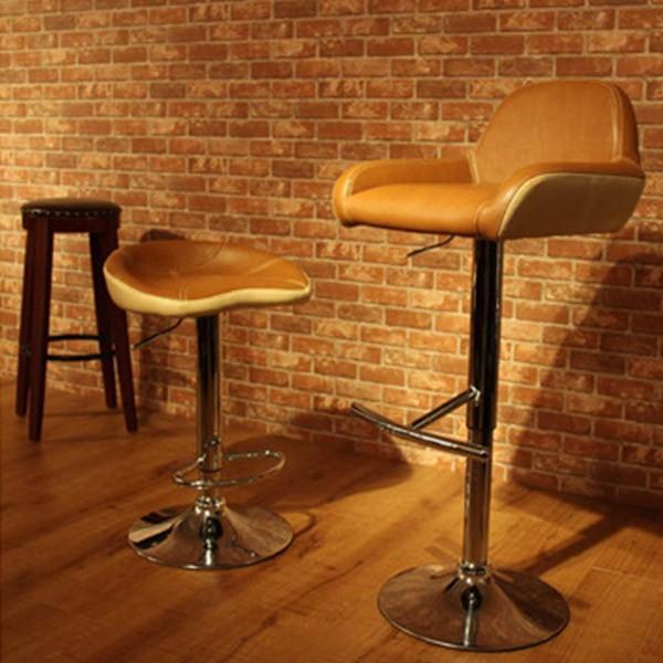 東谷 カウンタースツール 2脚セット 椅子 ソフトレザー 座面高62〜82cm