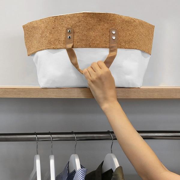 収納袋 インナーボックス 約 幅28×奥行28×高さ22〜32cm 布 バスケット