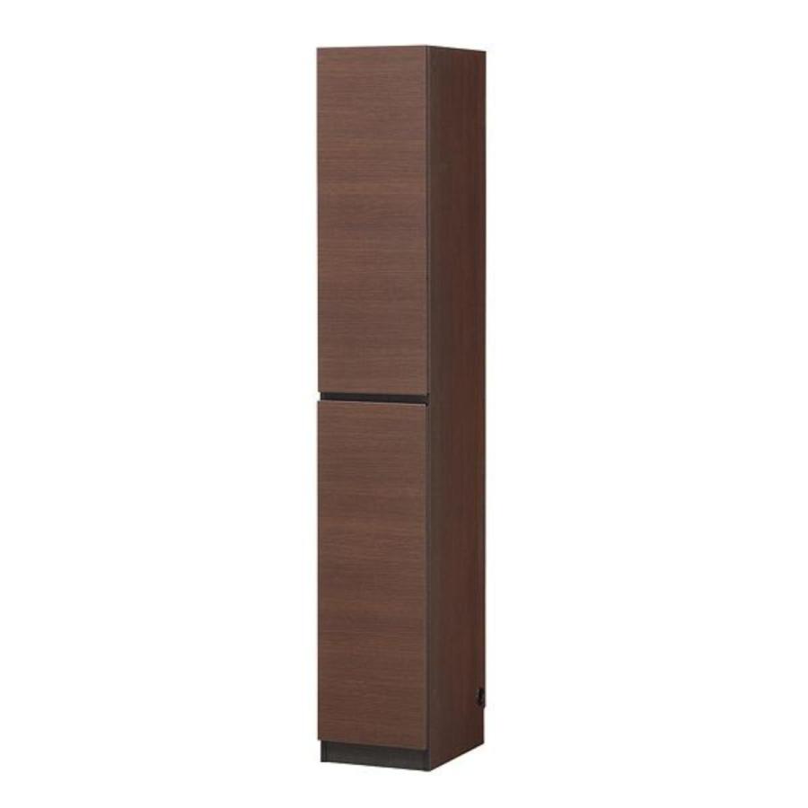 収納キャビネット　スリム設計　ブラウン 収納キャビネット スリム設計 ブラウン