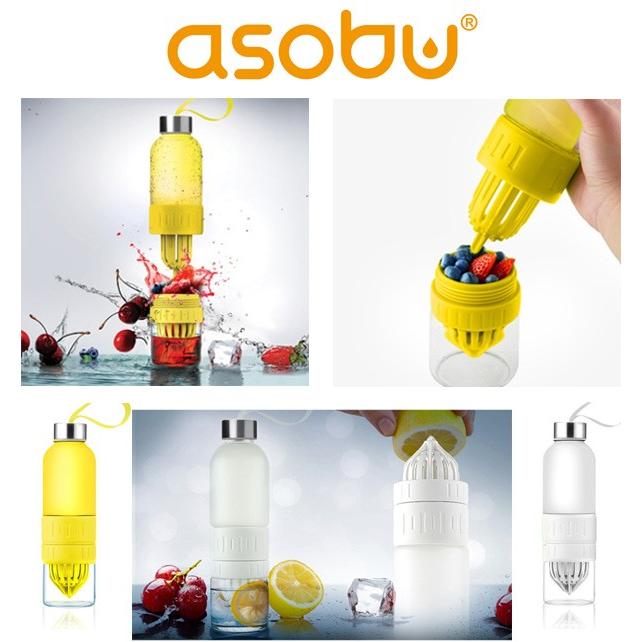 フレーバーウォーターボトル 600ml asobu THE FRUIT BLENDER 2 GO ジューサー （ ウォーターボトル フレーバーボトル ボトル 水筒 タンブラー 直飲み ）｜livingut｜05