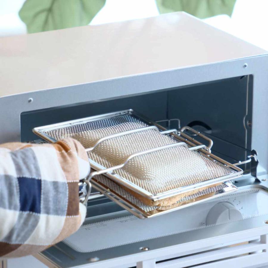 ホットサンドメーカー オーブントースター グリル用 両面焼き ホットサンド 調理器具 日本正規代理店品