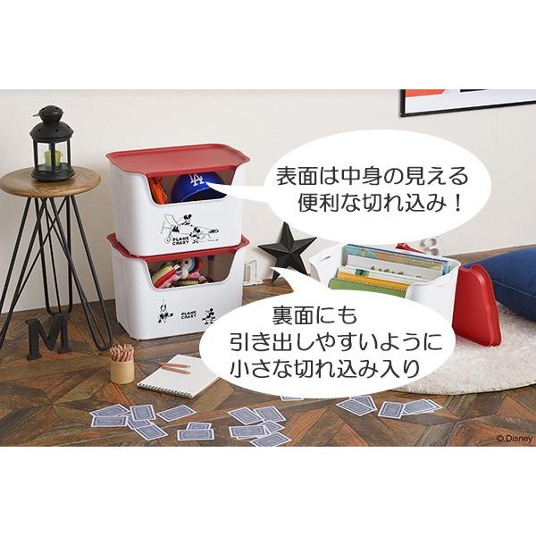 Disney（ディズニー） 収納ボックス カタス フタ付き ミッキーマウス C