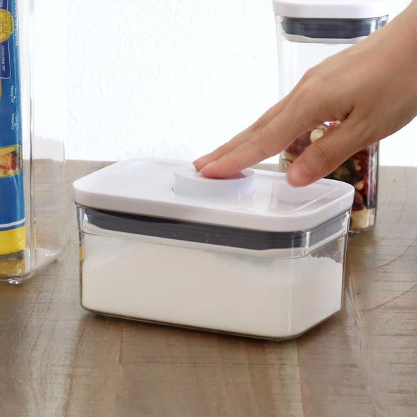 OXO（オクソー） ポップコンテナ2 レクタングル ミニ 0.6L （ 保存容器