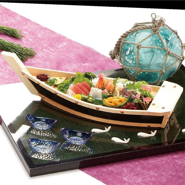 盛器 木製 尺2 一人用 舟形 大和黒舟 皿 食器 刺身 お造り 舟盛 盛器 木製 尺2 一人用 舟形 大和黒舟 皿 食器 刺身 お造り 舟盛