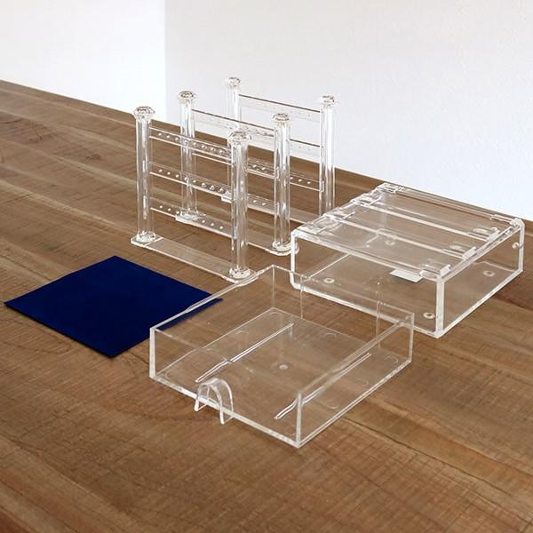 ピアスホルダー ピアスイヤリングクリアスタンド アクリル製 タイガー