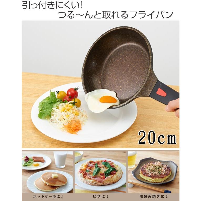 フライパン Ihゴールドマーブルフライパン 20cm Ih対応 ガス火対応 浅型フライパン 調理器具 リビングート Paypayモール店 通販 Paypayモール