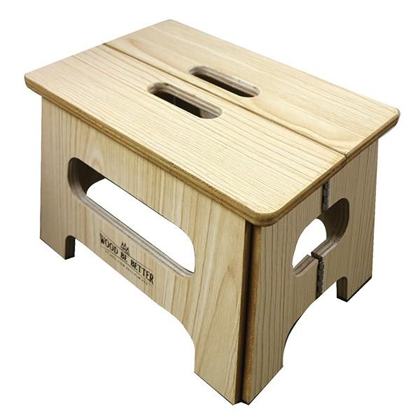 う*ぎ様 【アンティーク】木製折りたたみ式ステップスツール 楽天市場