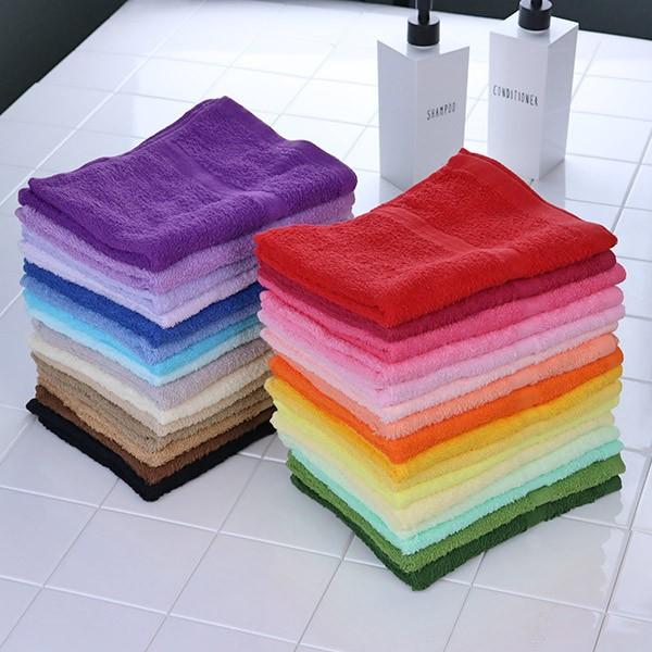 フェイスタオル 1か月まいにち使えるカラフルタオル 31色組