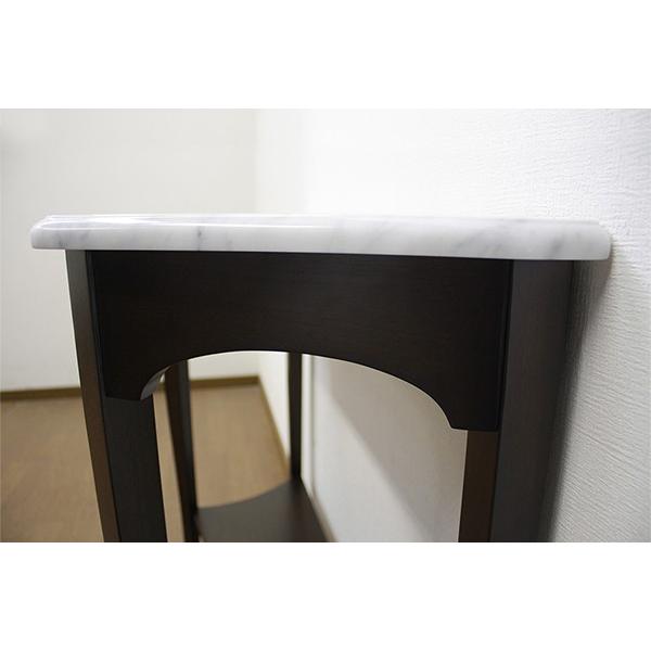 クラシック調 コンソールテーブル（大理石調天板） □在庫限り・入荷なし□ コンソールテーブル 天然木 クラシック調