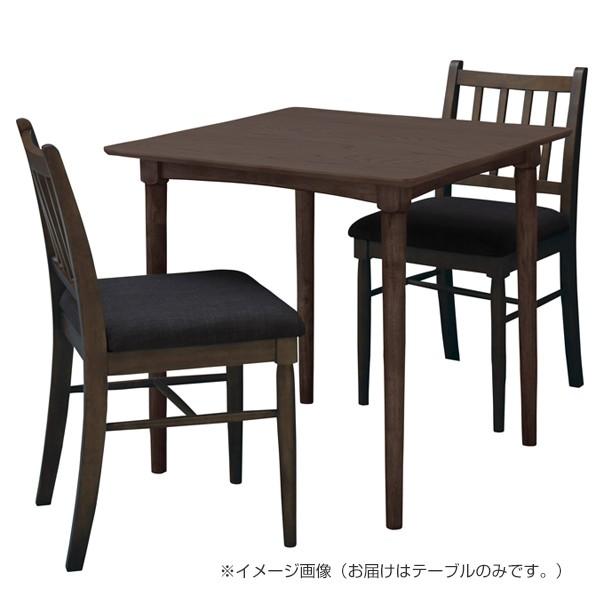 ダイニングテーブル 食卓 正方形 天然木 シンプルデザイン 75cm角型 （ テーブル 机 リビングテーブル カフェテーブル ）｜livingut｜04