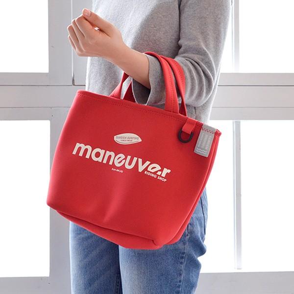 保冷ランチトートバッグ maneuver 保冷バッグ ウエットスーツ素材
